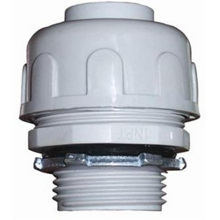 1.5 Liquid - Non-Metallic Liquid Tight Connectors Straight With Steel Locknut 1.5 In.