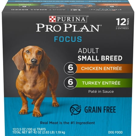 UPC: 0038100182104 | Purina Pro Plan Focus Wet Dog Food for Adult Dogs Variety Pack 3.5 oz Trays (12 Pack)