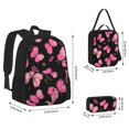 thumbnail image 2 of Balery Girl Butterfly Mochila escolar 3 en 1 para niños: mochila resistente con lonchera térmica y estuche para lápices. Mochila escolar para niños y niñas., 2 of 7