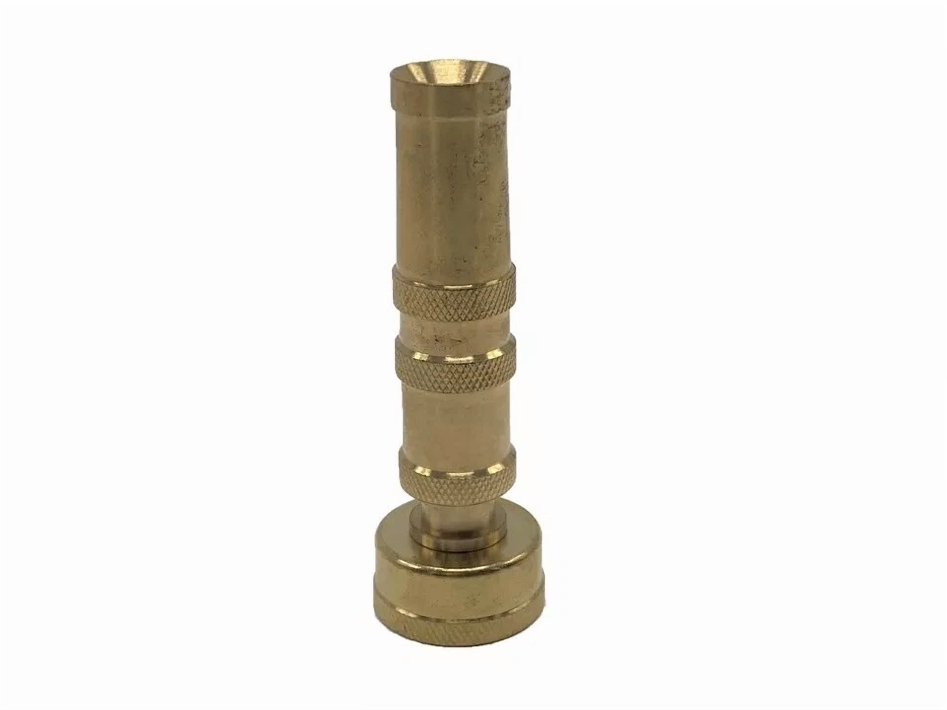 PURELY- Solid Brass Garden Spray Nozzle 4" Adjustable Twist Water Hose Usa Stock 2 Pack