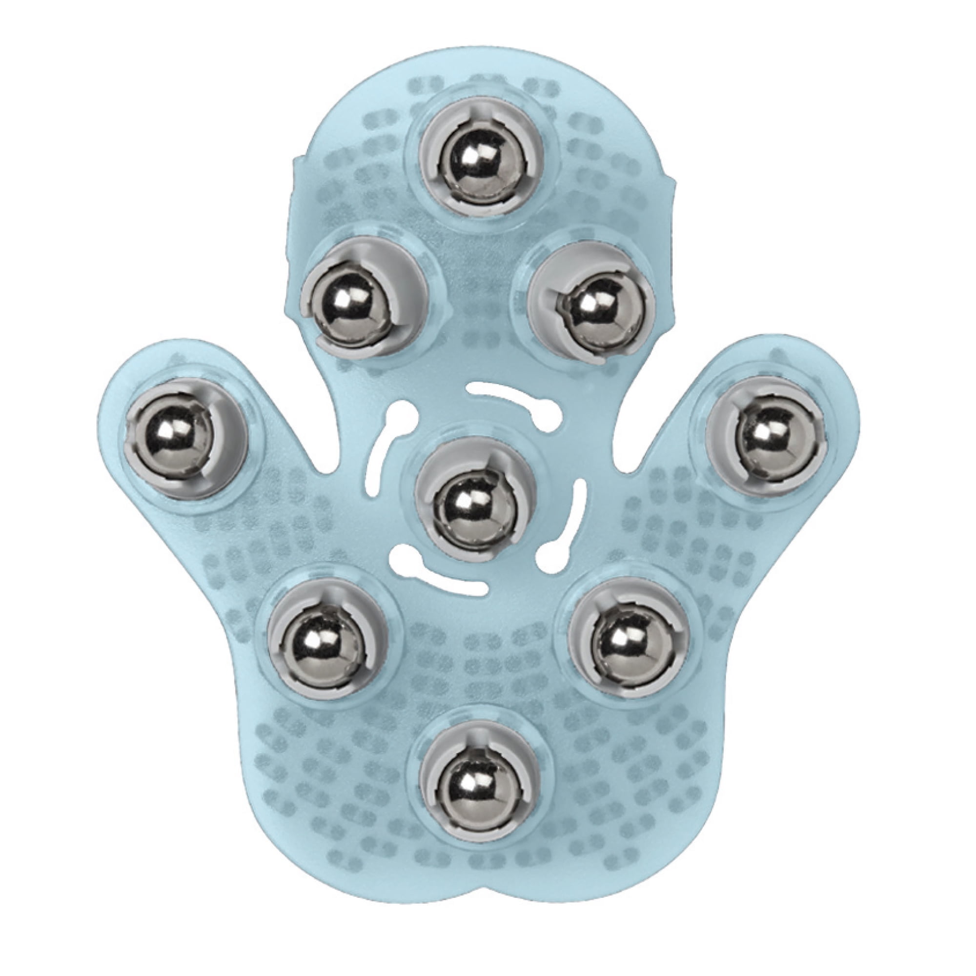 PopSugar Handheld Rolling Massager Sky Blue with Stainless Steel Balls
