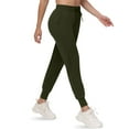 thumbnail image 2 of Kvture Sweatpants for Women with Pockets Womens Joggers Yoga Lounge Pants Leggings for Cycling Workout Running Army Green S, 2 of 6