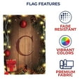 thumbnail image 5 of America Forever Christmas Monogram Letter C House Flag Ornament Baubles 28 x 40 inch Double Sided, Festive Christmas Flag, Xmas Lights Winter Holiday Farmhouse Yard Seasonal Outdoor DÃ©cor, 5 of 5