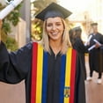 thumbnail image 5 of Romania Flag Graduation Stole Graduate Shawl Sash Scraf Gift For Abroad Student International Study (Square), 5 of 6