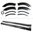 thumbnail image 3 of Ikon Motorsports Whole Kits Compatible With 2015-2023 Dodge Charger Widebody Style Front Rear Bumper W/ SRT Scat Pack Grille + Side Skirts + Fender Flare IKON Matte Black Diffuser Bodykits W/ Lights, 3 of 8