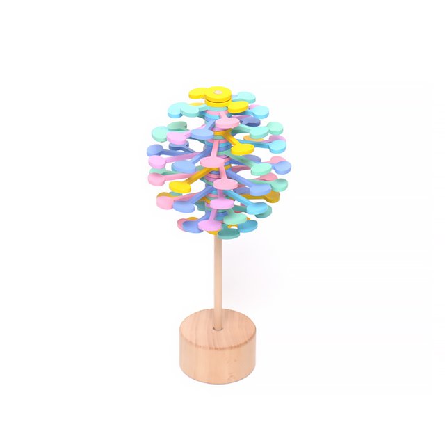 Adorno De Juguete Educativo De Madera, Piruleta Giratoria De Juguete Para Niños, Oficina, Descompresión Para Adultos seitruly FN003316-01