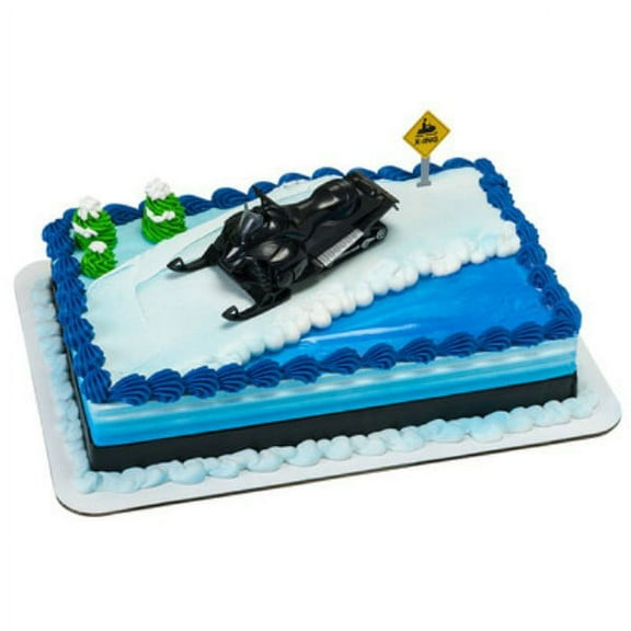 DecoPac Snowmobile Cake Topper