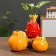 thumbnail image 6 of Large Orange Vase for Flowers, Decorative Ceramic Fruit Vase, Fruit Flower Pot, Fruit Shaped Planter Pot for Table Centerpiece, Home, Coffee Table, Office, Garden, Balcony, Kitchen, Spring Decor,, 6 of 8