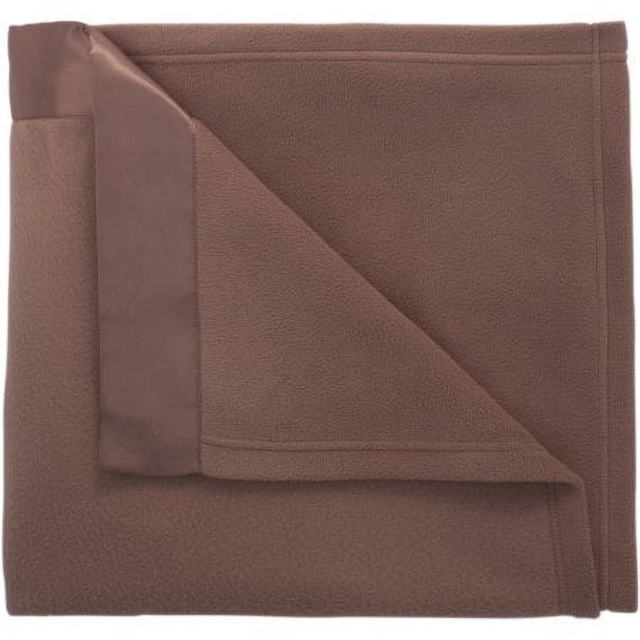 Mainstays Fleece Blanket with Satin Trim, 1 Each - image 2 of 2