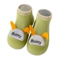 thumbnail image 1 of TSADFHJI Christmas Baby Sneakers Size 4 Spring and Summer Children Toddler Shoes Boys and Girls Socks Shoes Flat Bottom Non Breathable Cartoon Rabbit Pattern 24 Mint Green, 1 of 9