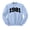 Light Blue, variant on 1981 College Style Sweatshirt Unisex Large White