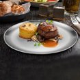 thumbnail image 7 of Stainless Steel Dinner Plate | Matte Brushed Dessert Plates for Home Kitchen or Restaurant | Heavy Duty Metal Serving Plates for Pasta Steak Cake Side Dishes | Stackable Dishwasher Safe 1 Pack, 7 of 7