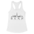 thumbnail image 1 of Skyline Bern Switzerland Tank Top Fitted Racerback Women's Small White, 1 of 5