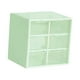 thumbnail image 2 of Mini organizador de cajones perfecl para escritorio Verde 12 cm x 9,5 cm x 11,8 cm, 2 of 8