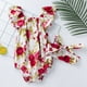 thumbnail image 1 of 2023 Babany bebe bebé recién nacido estampado Floral Flutter Romper niñas ropa verano sin mangas mono fotografía disfraz Tan Jianjun unisex, 1 of 2