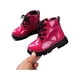 thumbnail image 3 of UKAP - Botas de combate para niños y niñas, botines impermeables, botas de piel sintética con cordones y cremallera, 3 of 6