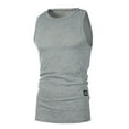 thumbnail image 5 of IROINNID Men's Summer Workout Sleeveless Personality Casual Tank Tops, 5 of 7