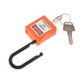 thumbnail image 2 of PL38-KD 38 mm PVC Curved Safety Lockout Padlock Safety Padlock Keyed Padlock Orange, 2 of 7