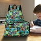 thumbnail image 3 of Juego de mochilas infantiles con bolsa de almuerzo y estuche para lápices - Mochila escolar de gran capacidad y duradera para niños de 6 a 9 años, set de 3 piezas para primaria, 3 of 5