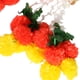 thumbnail image 2 of KAKOWELY Guirnalda de caléndula para decoración de bodas y festivales. Flores artificiales de caléndula para pooja y decoración del hogar., 2 of 4