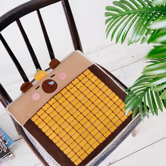 GETAJGHSD Comfortable Multi Color Bamboo Seat Cushion for Car Office Chair Breathable Cooling Mat