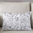 thumbnail image 3 of Grey Elegant Floral Spring Plant Watercolor Throw Pillow Cover, Pillowcase Protectors with Zipper, Breathable Decorative Lumbar Pillow Case Cover, Pillow Shams for Couch Sofa 12x20Inch, 3 of 7