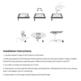 thumbnail image 2 of Link2Home Pop Up Outlet with USB, 2 Outlets, Stainless Steel, 2.4A, 2 of 9