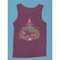 thumbnail image 3 of Frog And Mushroom Graphic Shirt Tank Top Men's, 3 of 3