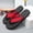 Red, variant on Unisex Flip Flops Woven Strap Non-slip EVA Sandals Summer Beach Lightweight Comfort Footwear Red 39