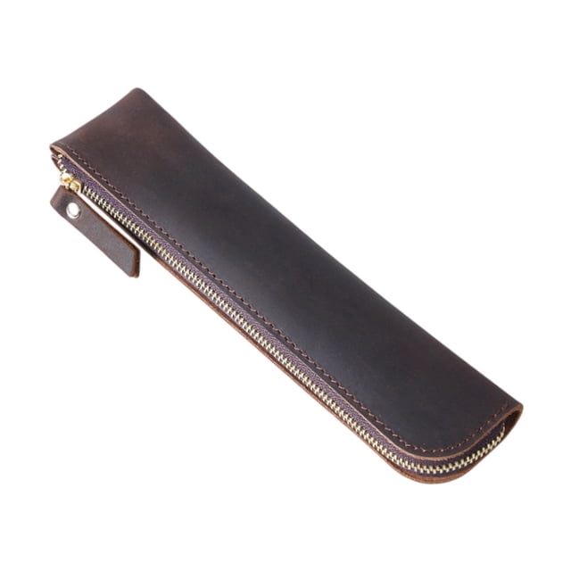 Pensas de lápiz Solicitudes de bolsas protectores Accesorios de bolsas de maquillaje de maquillaje Multifuncional Organizador de almacenamiento de Marrón oscuro