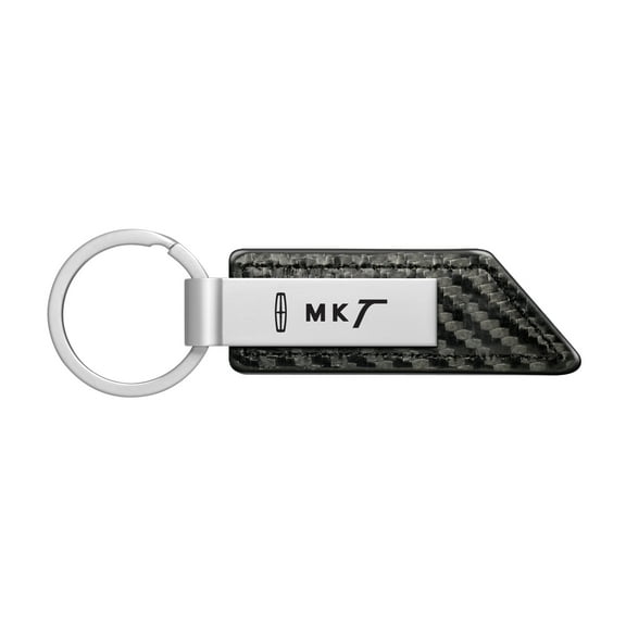 Lincoln MKT Carbon Fiber Texture Black PU Leather Strap Key Chain