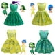 thumbnail image 2 of Disfraz de princesa Disney Inside Out Joy Disgust + peluca para niñas, para Halloween, carnaval, cumpleaños, disfraces de felicidad, 2 of 5