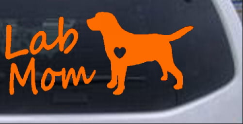 Labrador Lab Dog PINK 3D Chrome emblem Pet Decal Car Auto Bike Sticker Oval