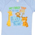 thumbnail image 4 of Inktastic First Zoo Trip Boys or Girls Baby Bodysuit, 4 of 5