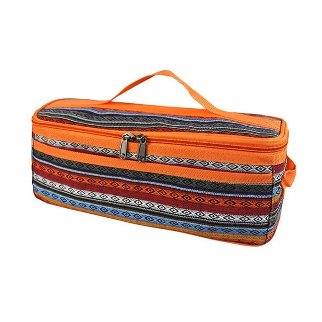 Camping Tableware Bag Camp Kitchen Cooking Utensil Set for Space Saving Moving