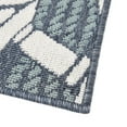 thumbnail image 6 of Unique Loom Outdoor Coastal Collection Area Rug - Helm (9' x 12' Rectangle Navy Blue/Ivory), 6 of 9