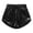 80# Black, variant on Girls Metallic Shorts Sparkle Hot Pants Shiny Dance Outfits Athletic Short Pants Red 11-12Y(150)