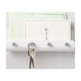 thumbnail image 1 of 1pcs ABS Key Hanger Holder Wall Hanging Storage Hook Rack DIY Organizer 4 Hooks Storage Shelf Hanging Hooks, 1 of 8