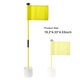 thumbnail image 5 of Eigraketly Golf Flagstick Set Portátil Desmontable Ajustable Impermeable Lavable Colorido ABS Agujero Taza Poner Bandera Verde Amarillo Golf Amarillo Eigraketly OD021174-02, 5 of 6