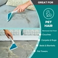 thumbnail image 4 of Helio Air Pet Broom Mini: 2-Piece Hair Remover Kit: All-Surface Sweeper & Squeegee for Pets, 4 of 6
