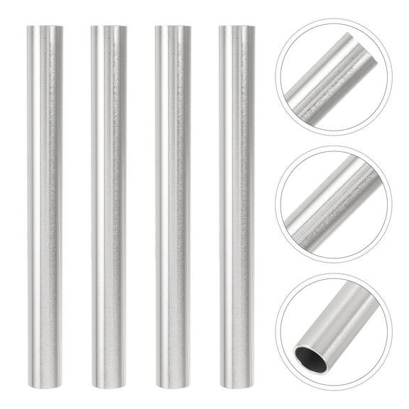 RENACLIPY Aluminum Alloy Tent Pole Repair Tubes 4 Pieces Replacement for Camping Outdoor Gear