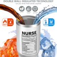 thumbnail image 4 of 1pc Nurse 30oz Tumbler with Straw & Handle - Insulated Stainless Steel Cup | Holiday Gift for Man Women (Christmas, Valentine's, Birthday), 4 of 7
