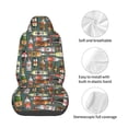thumbnail image 4 of Wukai Alcohol Bottles Full Set Car Seat Covers with Soft Padding Universal Auto Front Seats Protector and Cushion Mat, 4 of 5