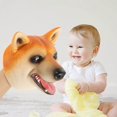 thumbnail image 2 of Dog Puppet Kids Hand Puppet Animals Hand Glove Puppy Head Puppet for Party, 2 of 4