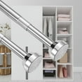 thumbnail image 1 of Heavy-Duty Stainless Steel Telescopic Rod: Multi-Purpose Extendable Clothes Drying Rack, Curtain Rod & Shower Curtain Pole with Thickened Design, No Drilling Required – Adjustable Length 95-160cm, 1 of 5