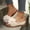 Beige, variant on Women's Flower Wedge Slides Soft Sole Platform Open Toe Sandals Non-slip Cork Footbed Beach Casual Daily Wear Slippers Beige 36