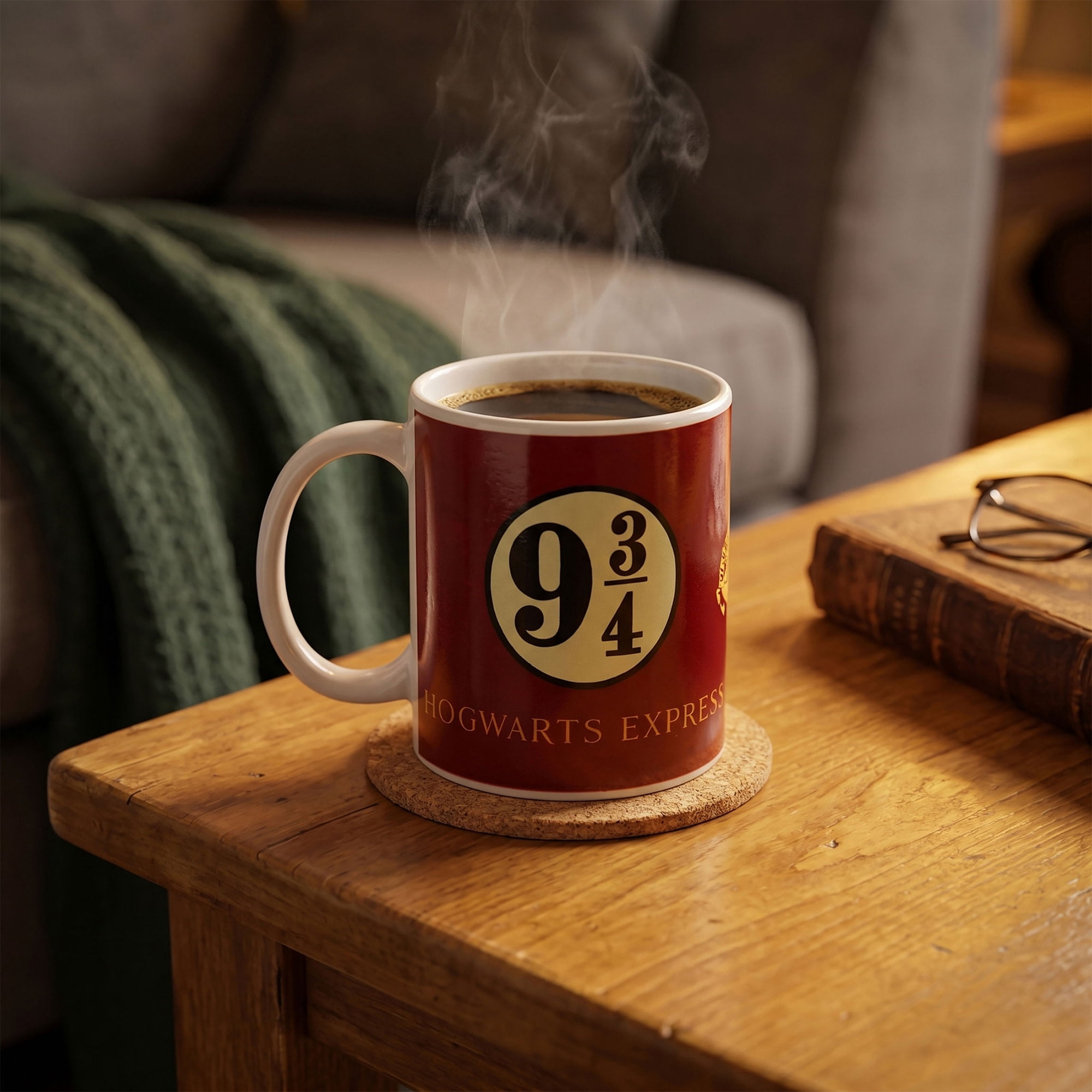 Pyramid America: Harry Potter Platform 9 3/4 - 11oz Ceramic Mug - Coffee & Tea Cup, Hogwarts Express, Microwave-Dishwasher Safe, Collectible, Licensed