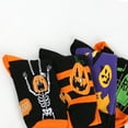 thumbnail image 5 of Papapt 4 Pairs Halloween Socks Novelty Socks Holiday Sock Pumpkin Food Horse Pattern Gift for Men Women Christmas Thanksgiving /#J02, 5 of 16
