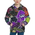 thumbnail image 5 of Splatoon Hoodie 3D Print Pullover Hooded Long Sleeve Sweatshirts Tops Blouse with Pocket, 5 of 8