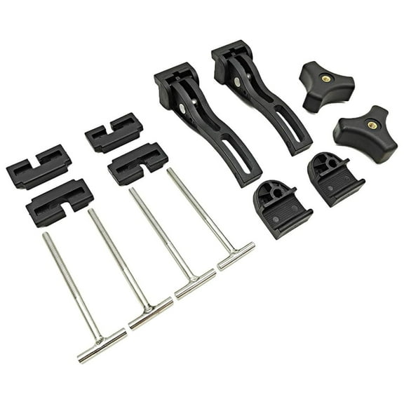 iFJF Universal Truck Replacement Kit for Hard Quad-fold or Hard Tri-fold Truck Bed Cover Include Nut T-Bolt and Tonneau Cover Clamp Rear Clamp